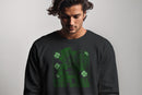 Drinks Well with Others Funny St. Patricks Day Leprechaun Men's Sweatshirt