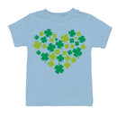 Shamrock Heart Lucky Clover St. Patricks Day Design Youth's T-shirt