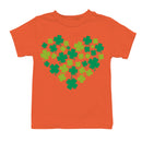 Shamrock Heart Lucky Clover St. Patricks Day Design Youth's T-shirt