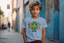 Lucky Frog Leprechaun with Rainbow St. Patricks Day Cute Youth's T-shirt