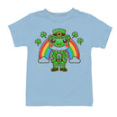 Lucky Frog Leprechaun with Rainbow St. Patricks Day Cute Youth's T-shirt