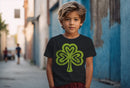 Heart-Shaped Shamrock St. Patricks Day Symbol of Luck Youth's T-shirt