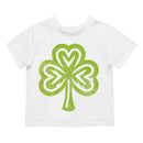 Heart-Shaped Shamrock St. Patricks Day Symbol of Luck Toodler's T-shirt