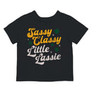 Sassy Classy Little Lassie Fun St. Patricks Day Quote Toodler's T-shirt