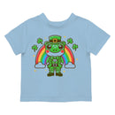 Lucky Frog Leprechaun with Rainbow St. Patricks Day Cute Toodler's T-shirt