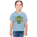 Lucky Frog Leprechaun with Rainbow St. Patricks Day Cute Toodler's T-shirt
