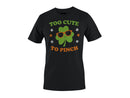 Too Cute to Pinch Fun St. Patricks Day Shamrock Design Men's T-shirt