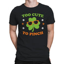 Too Cute to Pinch Fun St. Patricks Day Shamrock Design Men's T-shirt