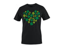 Shamrock Heart Lucky Clover St. Patricks Day Design Men's T-shirt