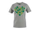 Shamrock Heart Lucky Clover St. Patricks Day Design Men's T-shirt