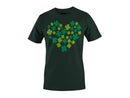 Shamrock Heart Lucky Clover St. Patricks Day Design Men's T-shirt