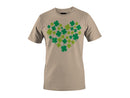 Shamrock Heart Lucky Clover St. Patricks Day Design Men's T-shirt