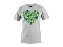 Shamrock Heart Lucky Clover St. Patricks Day Design Men's T-shirt