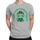 Happy Saint Catricks Day Cute Leprechaun Cat Design Men's T-shirt