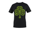 Heart-Shaped Shamrock St. Patricks Day Symbol of Luck Men's T-shirt