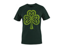 Heart-Shaped Shamrock St. Patricks Day Symbol of Luck Men's T-shirt