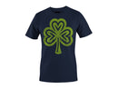 Heart-Shaped Shamrock St. Patricks Day Symbol of Luck Men's T-shirt