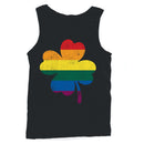 Rainbow Shamrock LGBTQ+ Pride and St. Patricks Day Blend Men's Tank Top