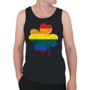 Rainbow Shamrock LGBTQ+ Pride and St. Patricks Day Blend Men's Tank Top