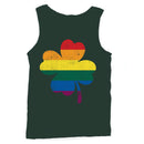 Rainbow Shamrock LGBTQ+ Pride and St. Patricks Day Blend Men's Tank Top