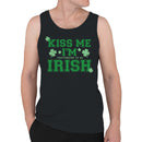 Kiss Me Im Pretending to Be Irish Funny St. Patricks Day Men's Tank Top