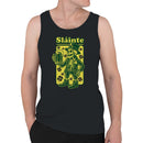 Slainte Skeleton Leprechaun St. Patricks Day Cheers Design Men's Tank Top