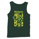 Slainte Skeleton Leprechaun St. Patricks Day Cheers Design Men's Tank Top