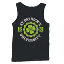 St. Patricks University Vintage Irish Shamrock Design Men's Tank Top