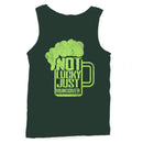 Not Lucky Just Hungover Funny St. Patricks Day Beer Design Men's Tank Top