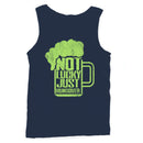 Not Lucky Just Hungover Funny St. Patricks Day Beer Design Men's Tank Top