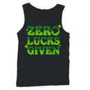 Zero Lucks Given Funny St. Patricks Day Shamrock Design Men's Tank Top