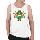 Lucky Frog Leprechaun with Rainbow St. Patricks Day Cute  Men's Tank Top