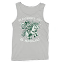 St. Patricks Day is Magical Leprechaun Riding a Unicorn Men's Tank Top
