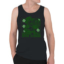 Drinks Well with Others Funny St. Patricks Day Leprechaun Men's Tank Top