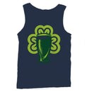 Shamrock and Pint Classic St. Patricks Day Beer Design Men's Tank Top