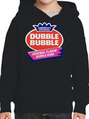 Officially Licensed Dubble Bubble Original Flavor Gum Logo Youth's Hoodie