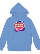 Officially Licensed Dubble Bubble Original Flavor Gum Logo Youth's Hoodie