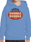 Officially Licensed Dubble Bubble Classic Gum Logo Youth's Hoodie