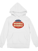 Officially Licensed Dubble Bubble Classic Gum Logo Youth's Hoodie