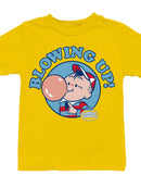 Officially Licensed Dubble Bubble Blowing Up with Dubble Bubble Youth's T-shirt