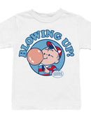 Officially Licensed Dubble Bubble Blowing Up with Dubble Bubble Youth's T-shirt