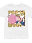 Officially Licensed Dubble Bubble Pop It Like It's Hot Bubble Gum Youth's T-shirt