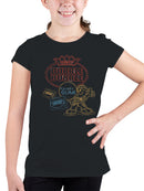 Officially Licensed Dubble Bubble Classic Gum Advertisement Youth's T-shirt