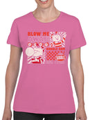 Officially Licensed Dubble Bubble Retro Gum Artwork Women's T-shirt