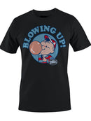 Officially Licensed Dubble Bubble Blowing Up with  Women's T-shirt