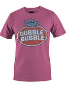 Officially Licensed Dubble Bubble Logo Design Men's T-shirt