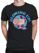Officially Licensed Dubble Bubble Blowing Up with Dubble Bubble Men's T-shirt