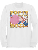 Officially Licensed Dubble Bubble Pop It Like It's Hot Gum Men's Sweatshirt