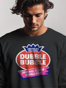 Officially Licensed Dubble Bubble Original Flavor Gum Logo Men's Sweatshirt