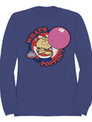 Officially Licensed Dubble Bubble What's Poppin' Vintage Gum Cartoon Men's Sweatshirt